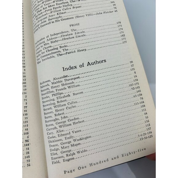 1929 One Hundred and One Famous Poems Vintage Antique Book Poetry Compilation - Picture 15 of 16